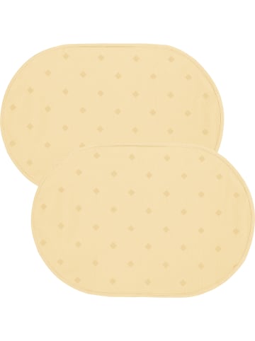 Erwin Müller Baumwollmischung Tischset 2er-Pack Neuss in natur