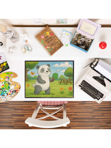 Mr. & Mrs. Panda schreibtischunterlage Panda Tischtennis Design ... in Weiß