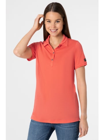 super.natural Merino Poloshirt in orange