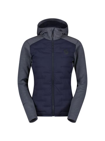 SCOTT W DEFINEDWARM HYBRID HOODY in Blau