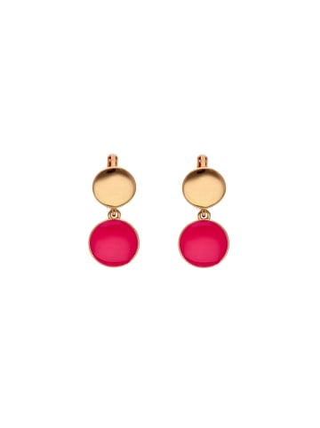 faina Women Drop Earrings in Rose Gold Pink