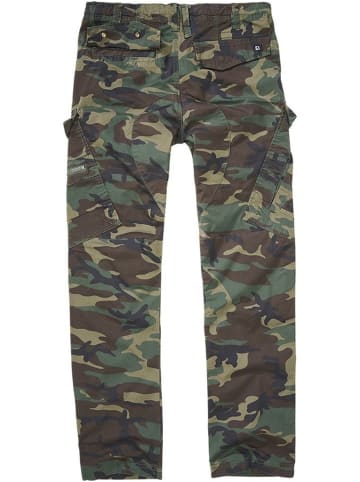 Brandit Cargohose "Adven Slim Fit Pants" in Camouflage