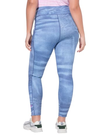 LAURASØN Leggings in blue denim
