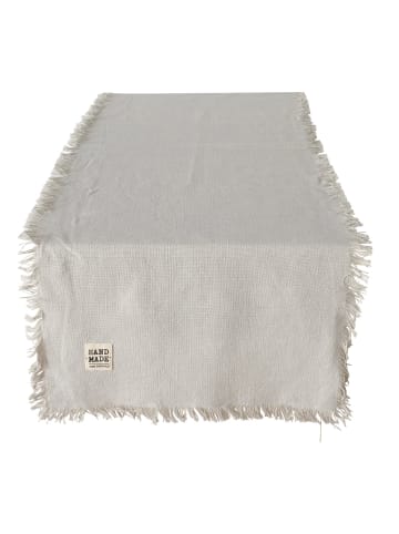 Boltze Tischläufer aus Baumwolle LENEA in Grau, (B) 40 x (L) 140 cm