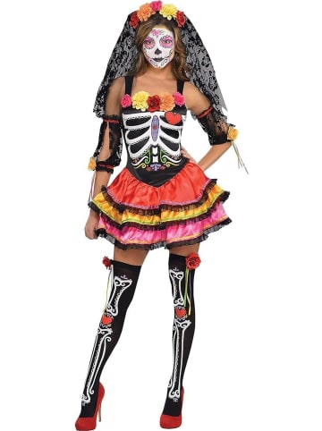 amscan Halloween Senorita am Tag der Toten Erwachsenenkostüm M Fasching