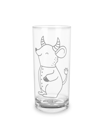 Mr. & Mrs. Panda Lieblingsglas Stier Astrologie ohne Spruch in Transparent