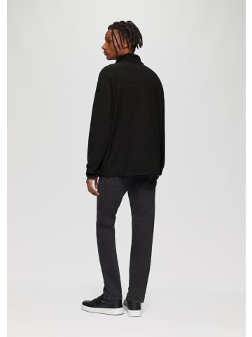 QS Sweatshirt Jacke in 9999_schwarz