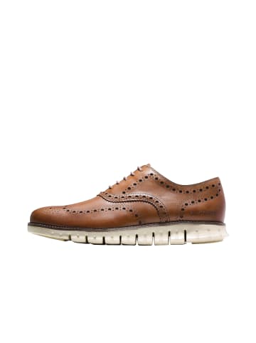 Cole Haan Wingtip Oxford ZERØGRAND in british tan