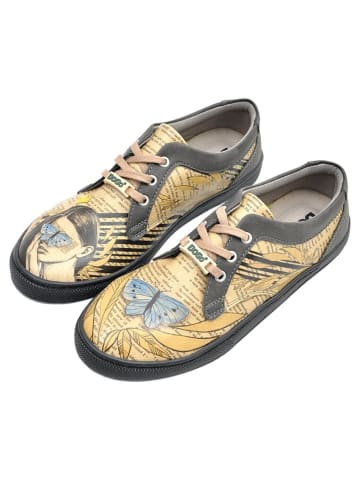 Dogo Cord Sneaker - Butterfly Queen 41 in Natur