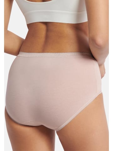 Sloggi Midi Slip Basic+ in Weiß / Lila / Beige
