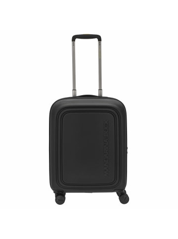 Mandarina Duck Logoduck+ - 4-Rollen-Kabinentrolley 55 cm S (silver) in schwarz