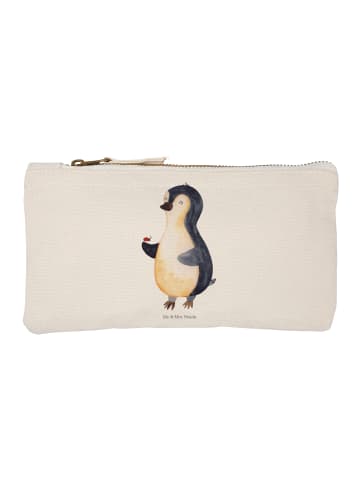 Mr. & Mrs. Panda kosmetiktäschchen Pinguin Marienkäfer ohne Spruch in Weiß