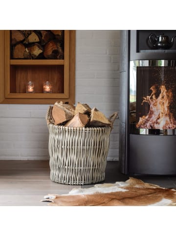 UNUS Weidekorb mit Seilgriffen in Braun