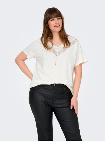 ONLY Carmakoma T-shirt in Cloud Dancer