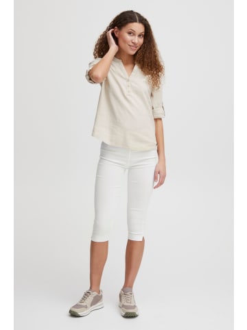 Oxmo Stoffhose OMKEANA in weiß