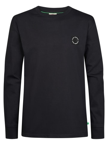 Petrol Industries Forgehill Langarmshirt mit Tasche in Schwarz