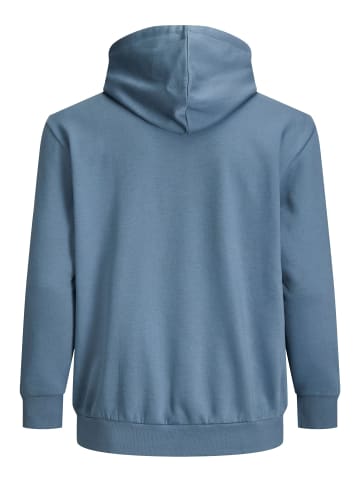JACK & JONES PLUS Kapuzenpullover in Blue Mirage