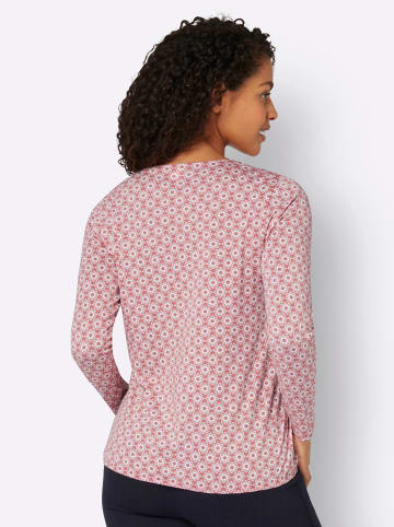 WITT WEIDEN Langarmshirt in rosenholz-ecru-bedruckt