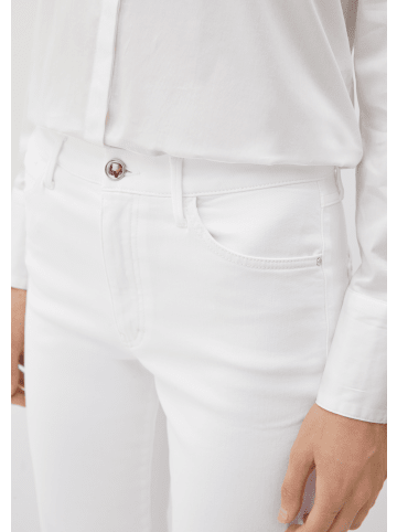 s.Oliver BLACK LABEL Jeans-Hose 7/8 in Creme