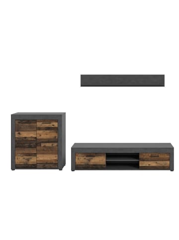 ebuy24 Regalsystem Jam (3-teilig) Natur 159 x 35 cm