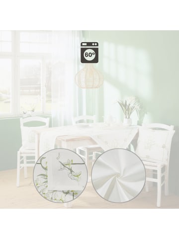 Erwin Müller Tischläufer in weiß-grün