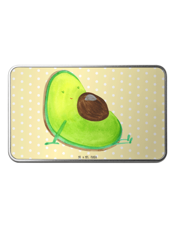 Mr. & Mrs. Panda Aufbewahrungsbox Avocado Schwangerschaft ohne S... in Gelb Pastell
