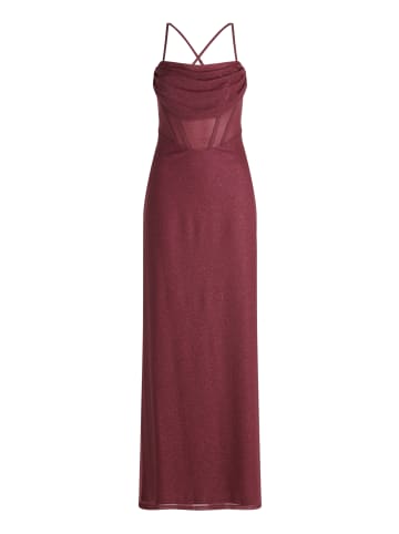Vera Mont Abendkleid im Glitzer-Look in Pink/Dark Pink