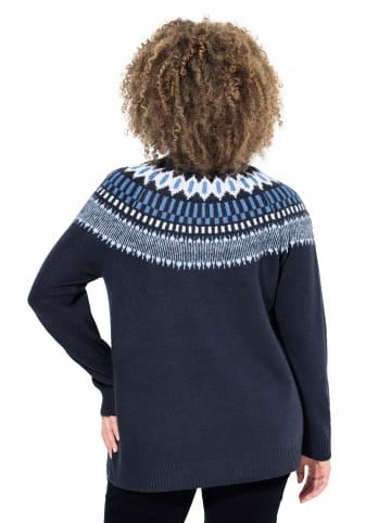 Ulla Popken Pullover in tintenblau
