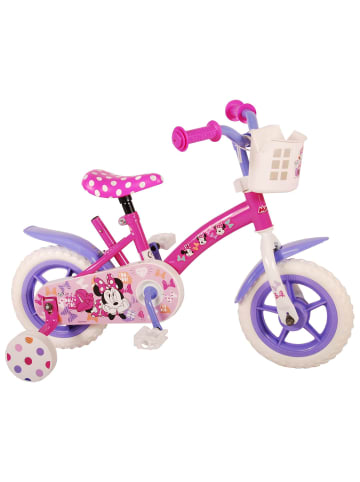 Volare Kinderfahrrad Disney Minnie Cutest Ever! für Mädchen 10 Zoll Kinderrad 2 Jahre