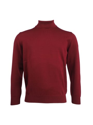 März Pullover Rollkragen Superwash Classic Fit in Bordeaux