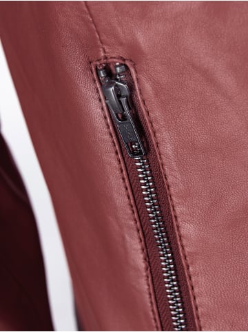 JCC Lederjacke Lida in bordeaux