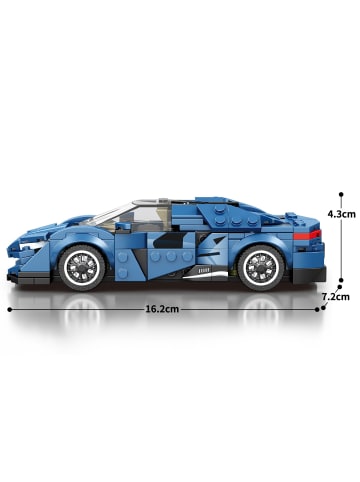 COFI 1453 Reobrix 805 Rennwagen 1:24 Klemmbaustein Auto 320 Teile ab 14 in Blau