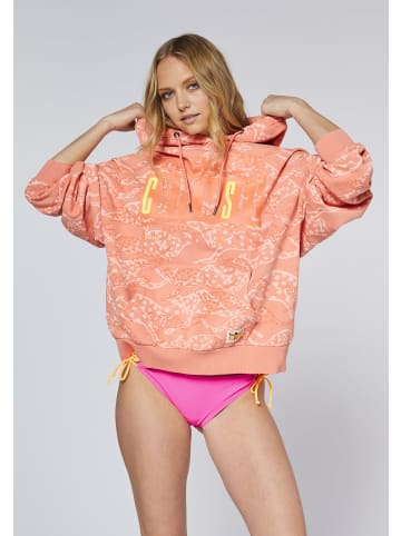 Chiemsee Kapuzensweatshirt in Orange