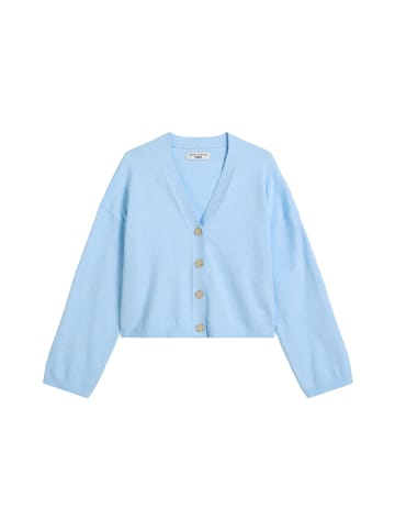 Marc O'Polo DENIM V-Neck-Cardigan relaxed in Light Blue Melange