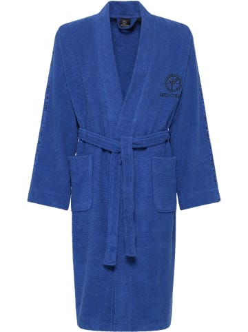 Carlo Colucci Bademantel Vito in Royalblau