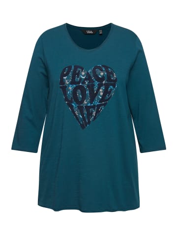 Ulla Popken Shirt in dunkles petrol