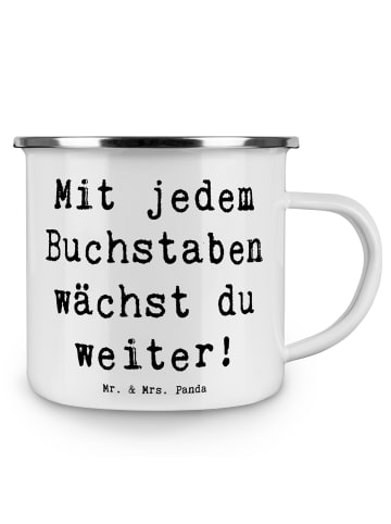 Mr. & Mrs. Panda Kaffeebecher Spruch Schulanfang Inspiration mit... in Weiß