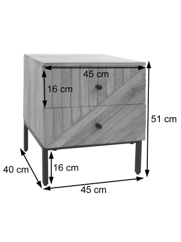 MCW Nachttisch L95 Schublade Mango-Holz