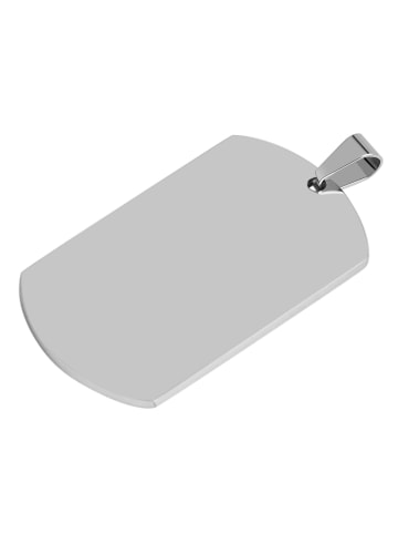 Adeliás Unisex Anhänger – Gravuranhänger aus Edelstahl in silber
