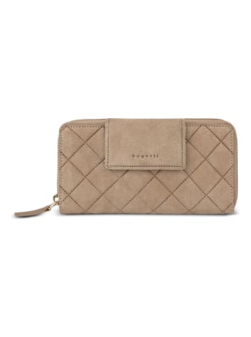 Bugatti Fabia Geldbörse RFID Schutz Leder 18 cm sand