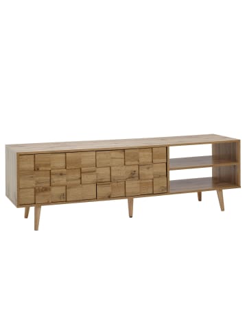 KADIMA DESIGN Lowboard Holz Eiche-Dekor 160x51x40 cm TV-Kommode mit zwei Türen,