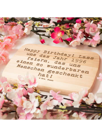 Mr. & Mrs. Panda Schneidebrett Holz Spruch 1996 Geburtstag mit S... in Transparent