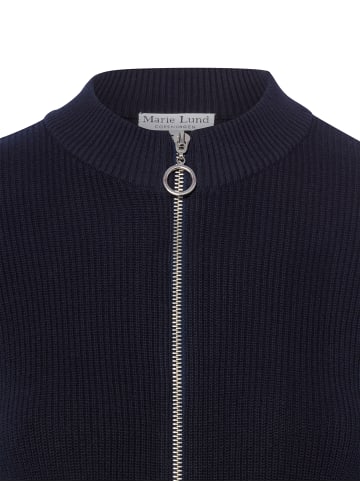 Marie Lund Strickjacke in marine - 0004