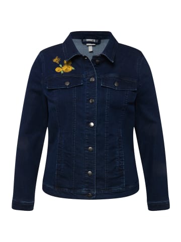 Ulla Popken Jeansjacke in blue denim