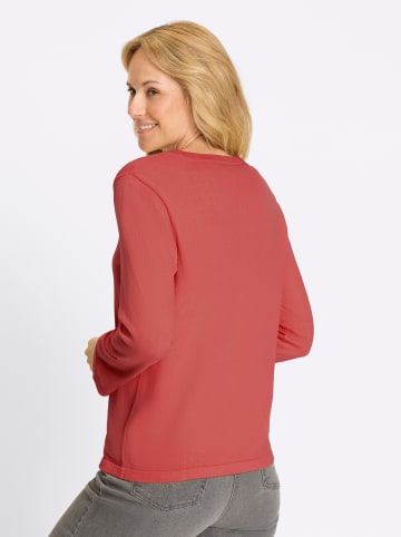 Sieh an! 3/4 Arm-Pullover in koralle