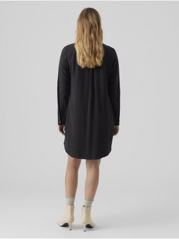 Vero Moda Hemdblusenkleid in Black