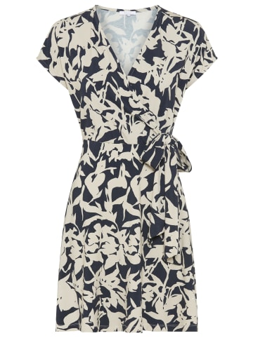 Tamaris Jerseykleid in navy sand geblühmt