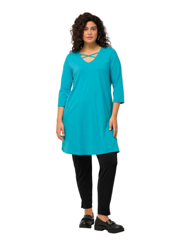 Ulla Popken Longshirt in tiefes aqua