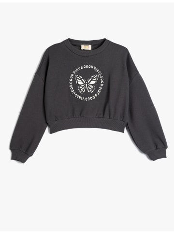 KOTON Sweatshirt in Anthrazit