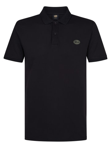 Petrol Industries Klassisches Poloshirt in Schwarz